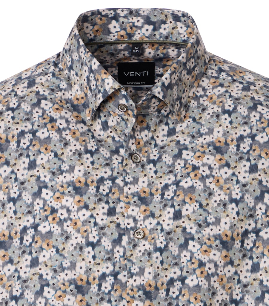 Venti Herren Hemden lang Silber