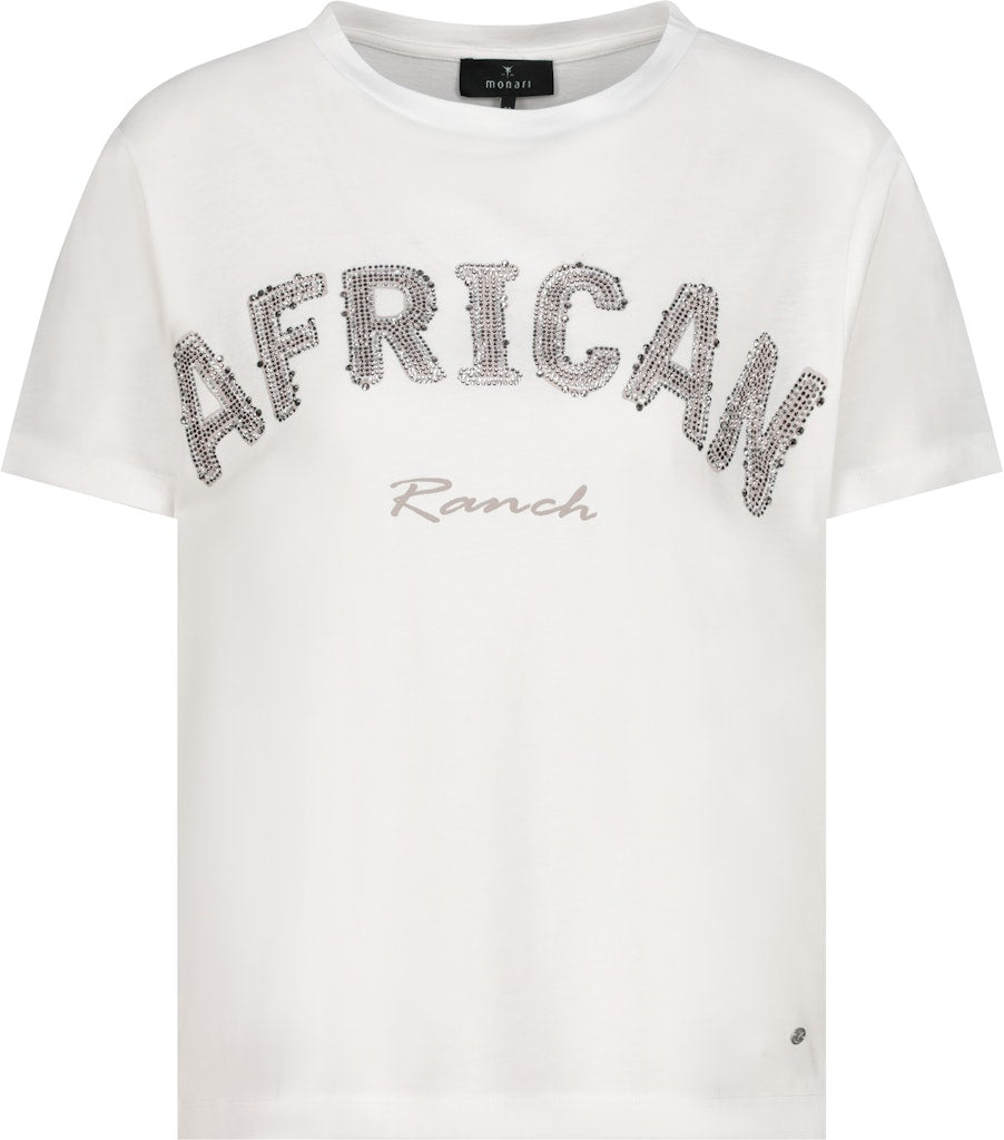 Monari Damen T-Shirts Off-White