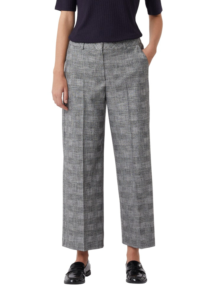 Comma Damen Shorts Grey/Black