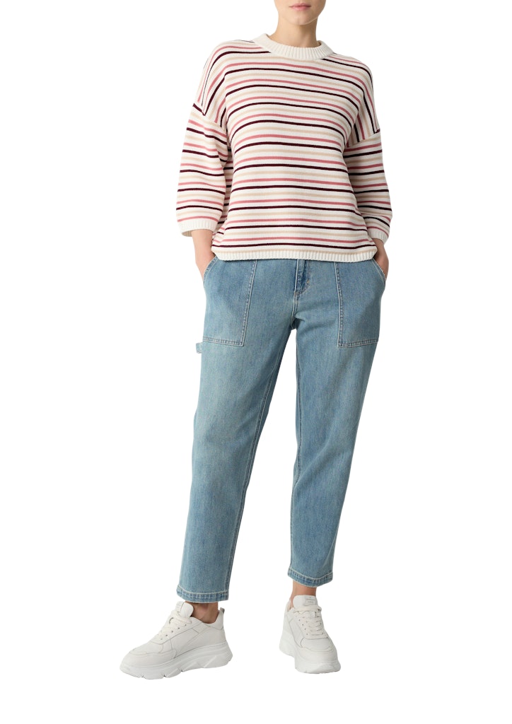 Comma CI Damen Pullover White