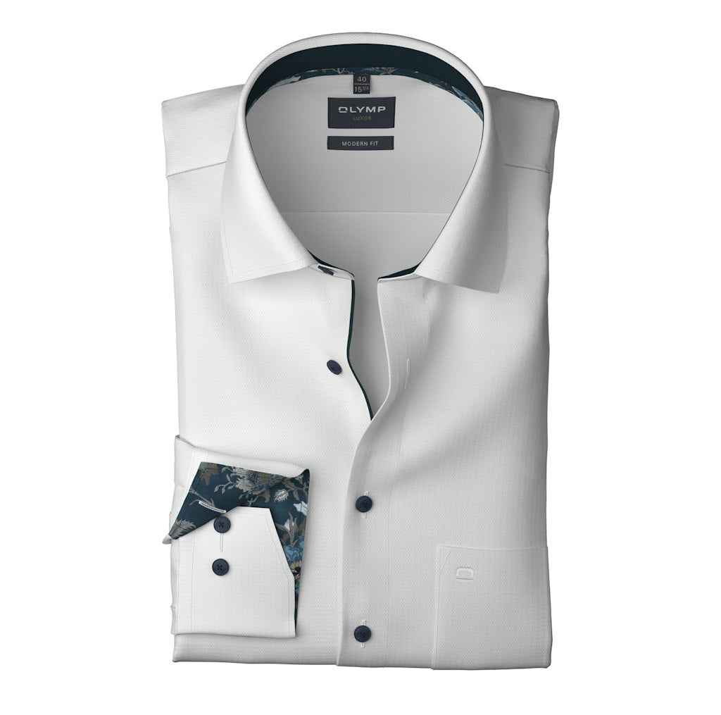 Olymp Herren Hemden lang Weiss