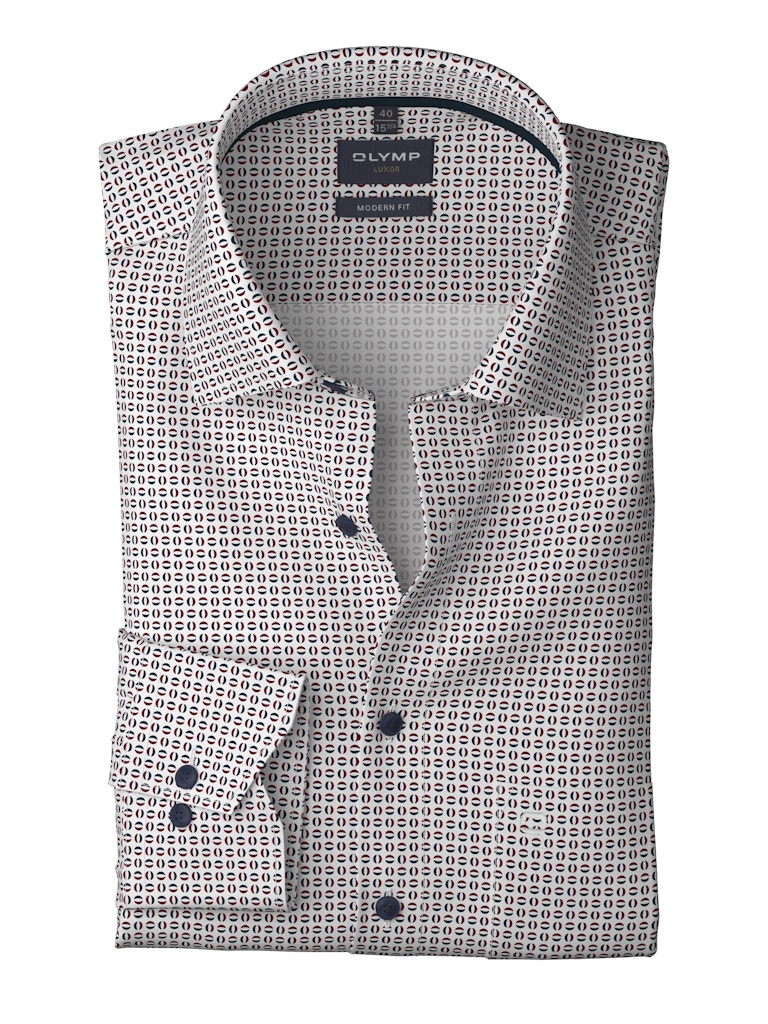 Olymp Herren Hemden lang Chianti