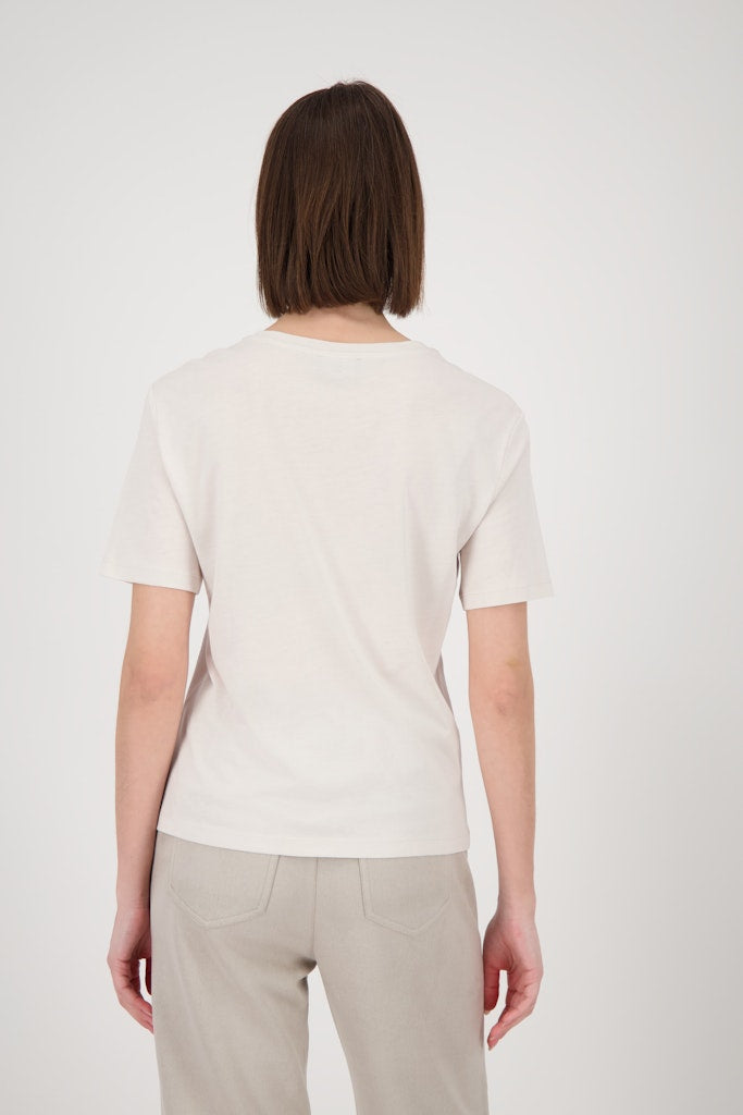 Monari Damen T-Shirts Oat Milk