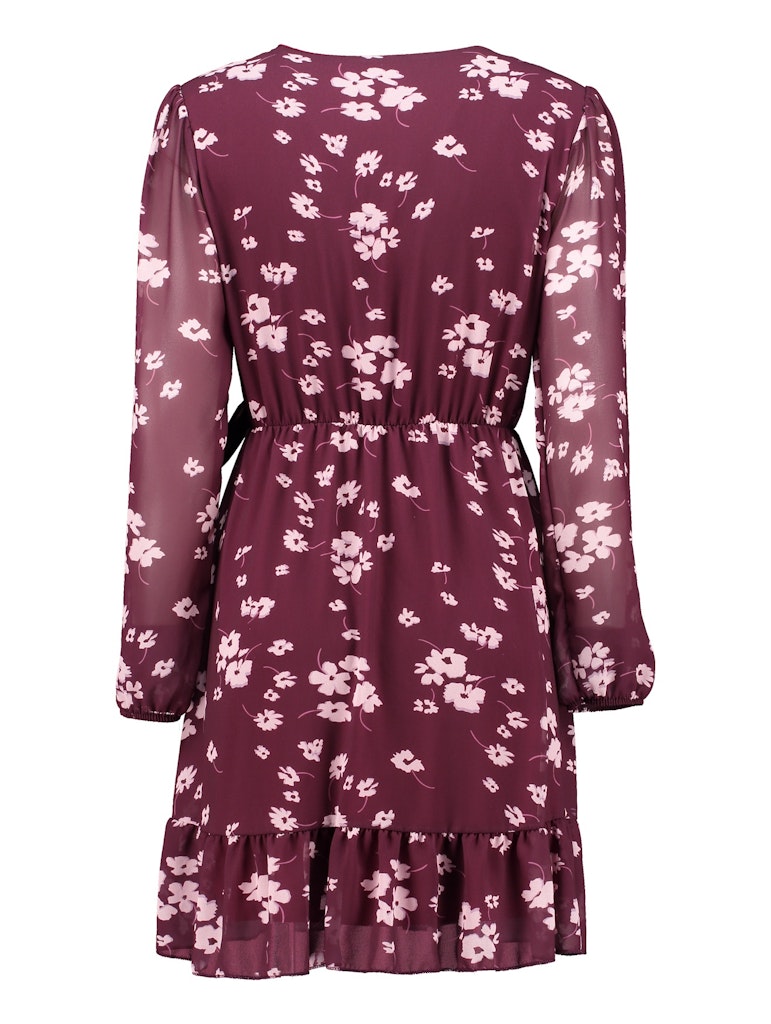 Haily's Damen Kleider Burgundy F