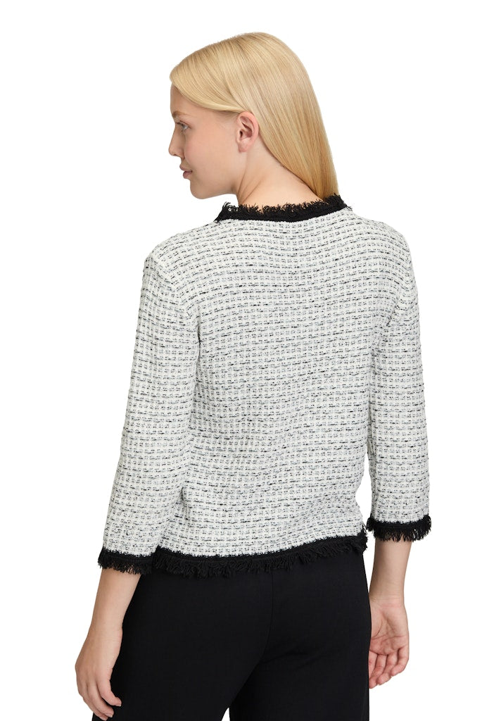 Betty & Co Damen Pullover Cream/Black