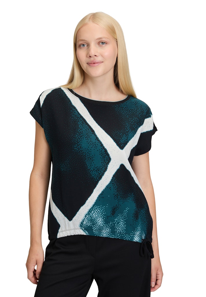 Betty & Co Damen T-Shirts Mint/Black