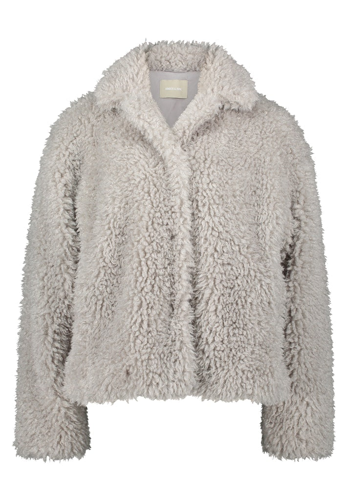 Amber & June Damen Jacken  Light Ston