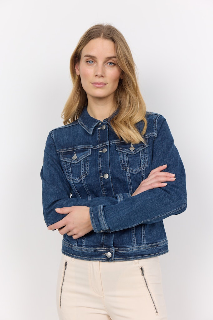 Soya Concept Damen Jacken Dark Blue Denim