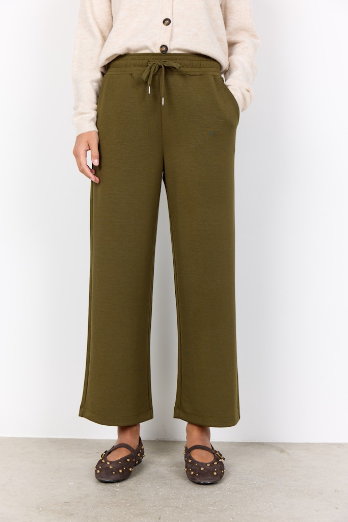 Soya Concept Damen Hosen Dark Olive