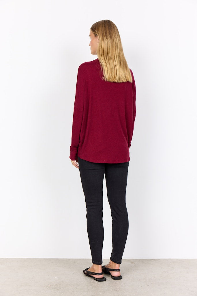 Soya Concept Damen Blusen Dark Red Mel