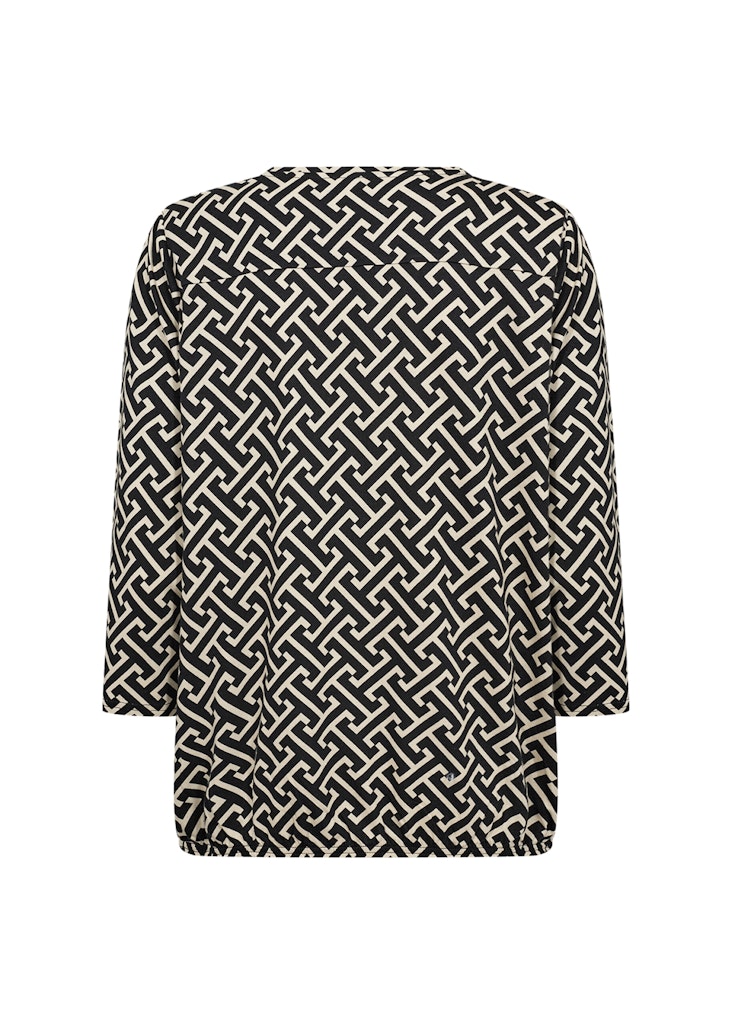 Soya Concept Damen Blusen Black Combi