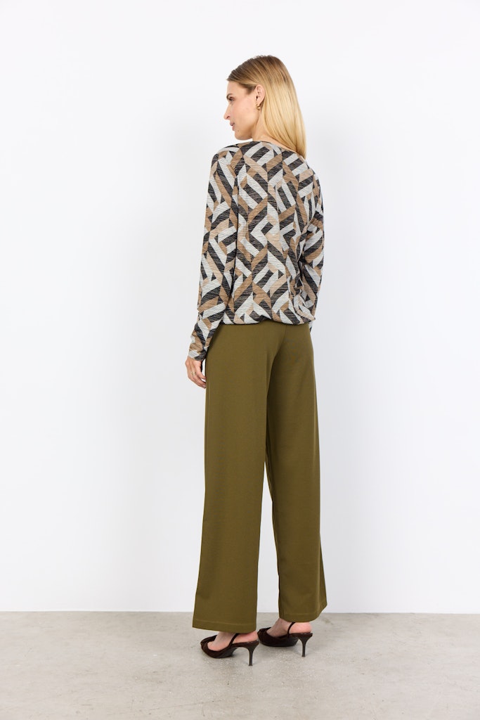 Soya Concept Damen Blusen Sand Combi