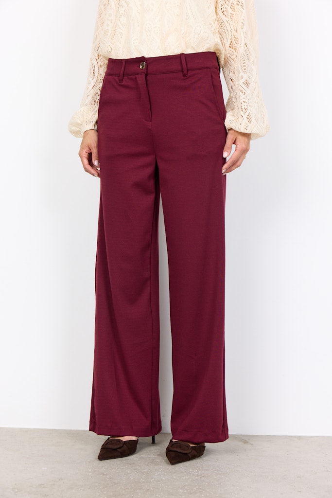 Soya Concept Damen Hosen Dark Red