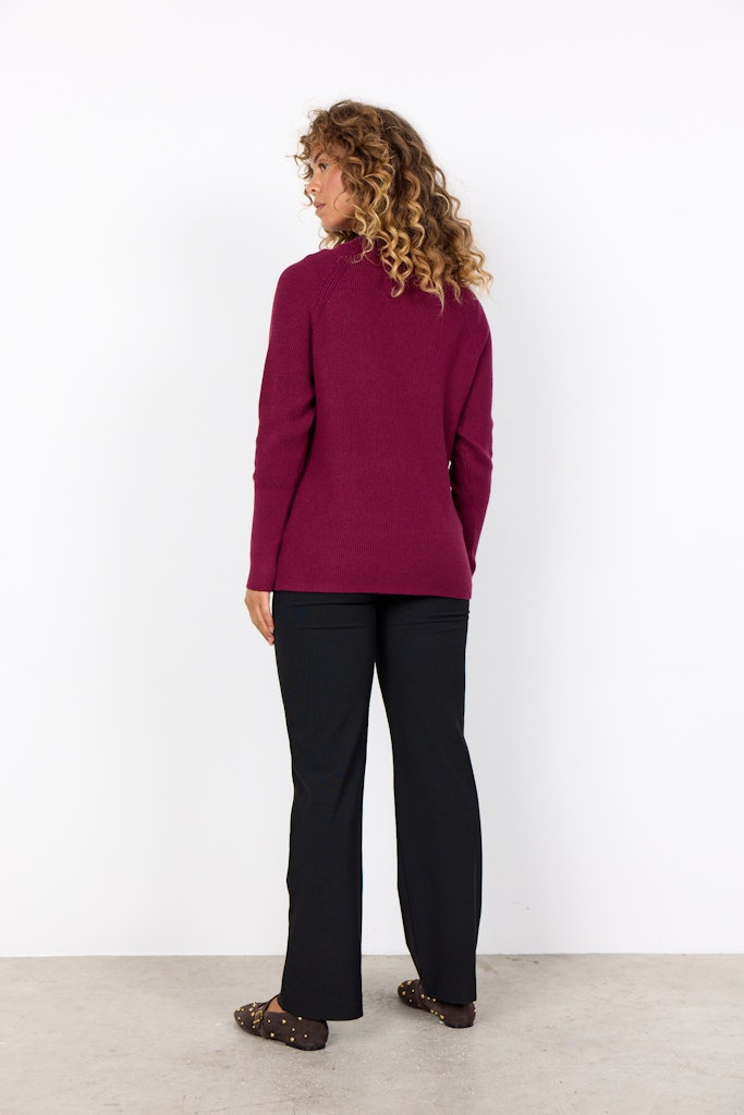 Soya Concept Damen Pullover Dark Red Mel