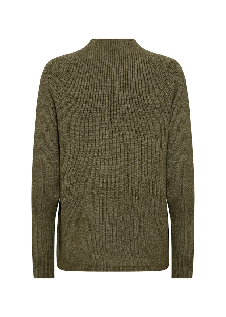 Soya Concept Damen Pullover Dark Olive Mel