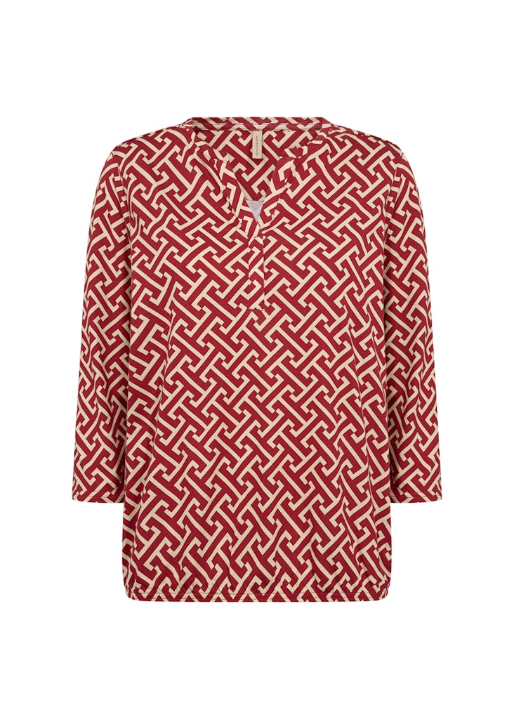 Soya Concept Damen Blusen Red Combi