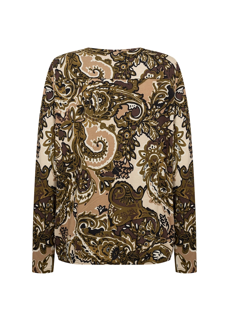 Soya Concept Damen Blusen Dark Olive Comb