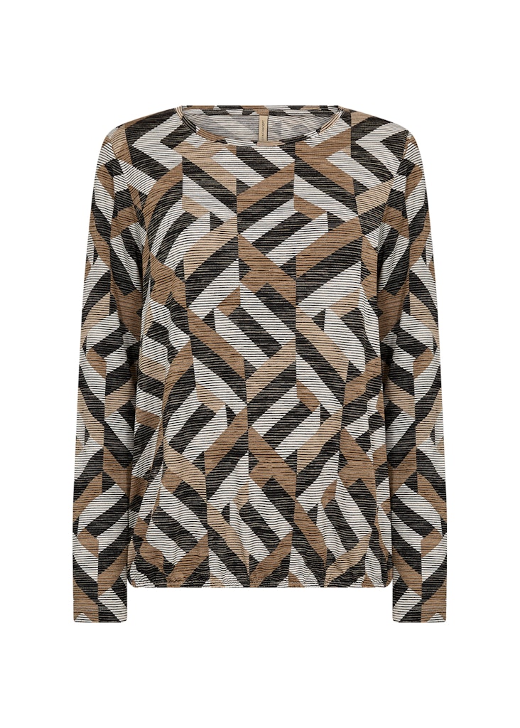 Soya Concept Damen Blusen Sand Combi