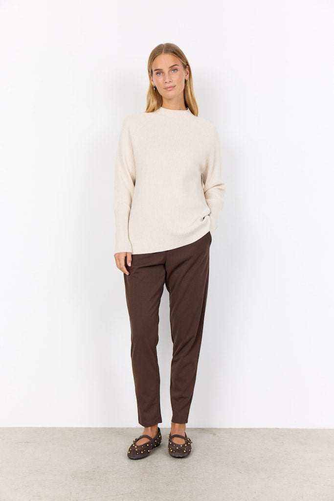 Soya Concept Damen Pullover Cream Melange