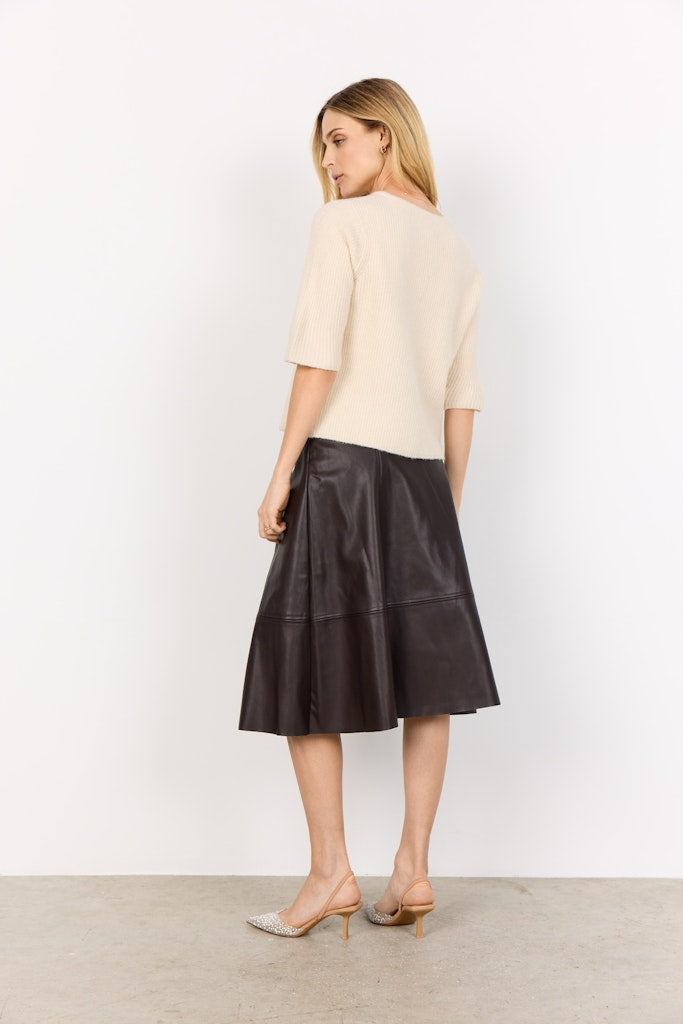 Soya Concept Damen Strickjacken Cream Melange