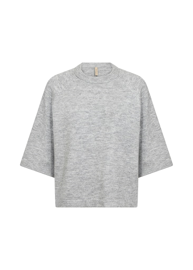 Soya Concept Damen Pullover Lt Grey Melange