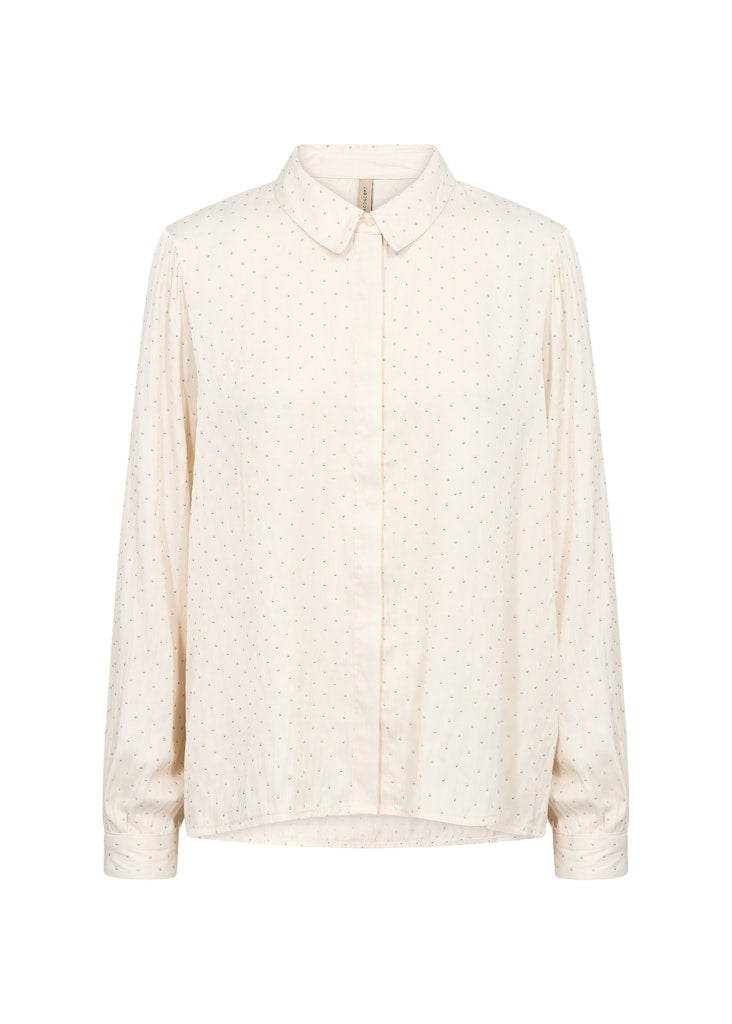 Soya Concept Damen T-Shirts Cream Combi