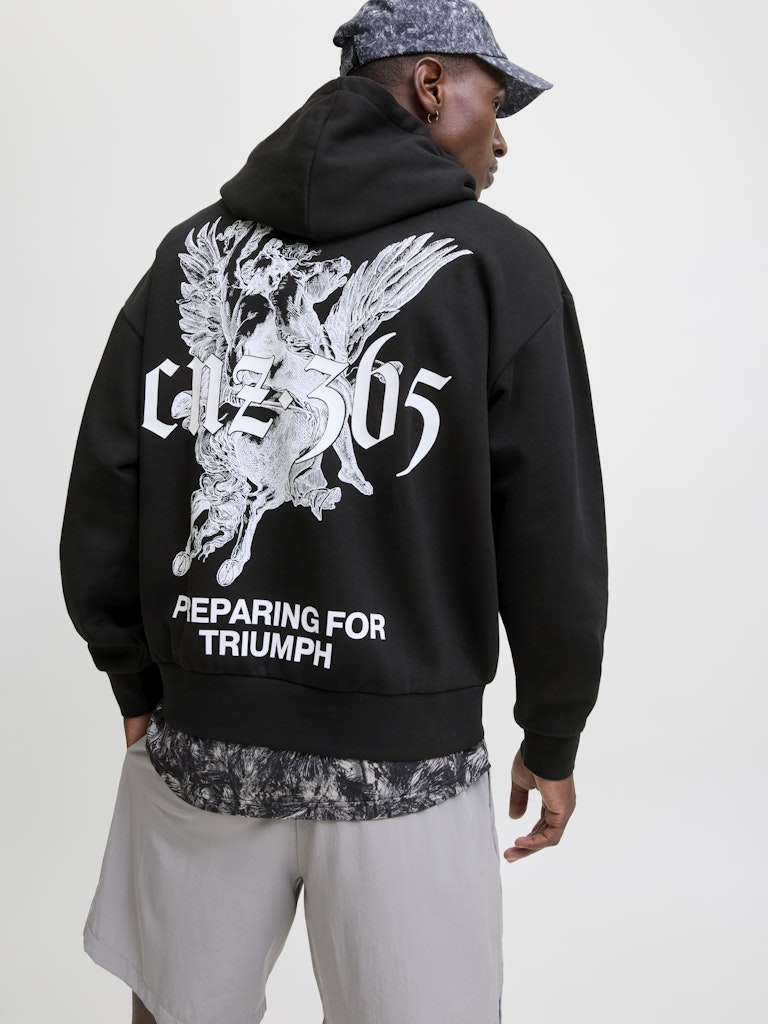 Jack & Jones Herren Sweatshirts Black/Graphic H