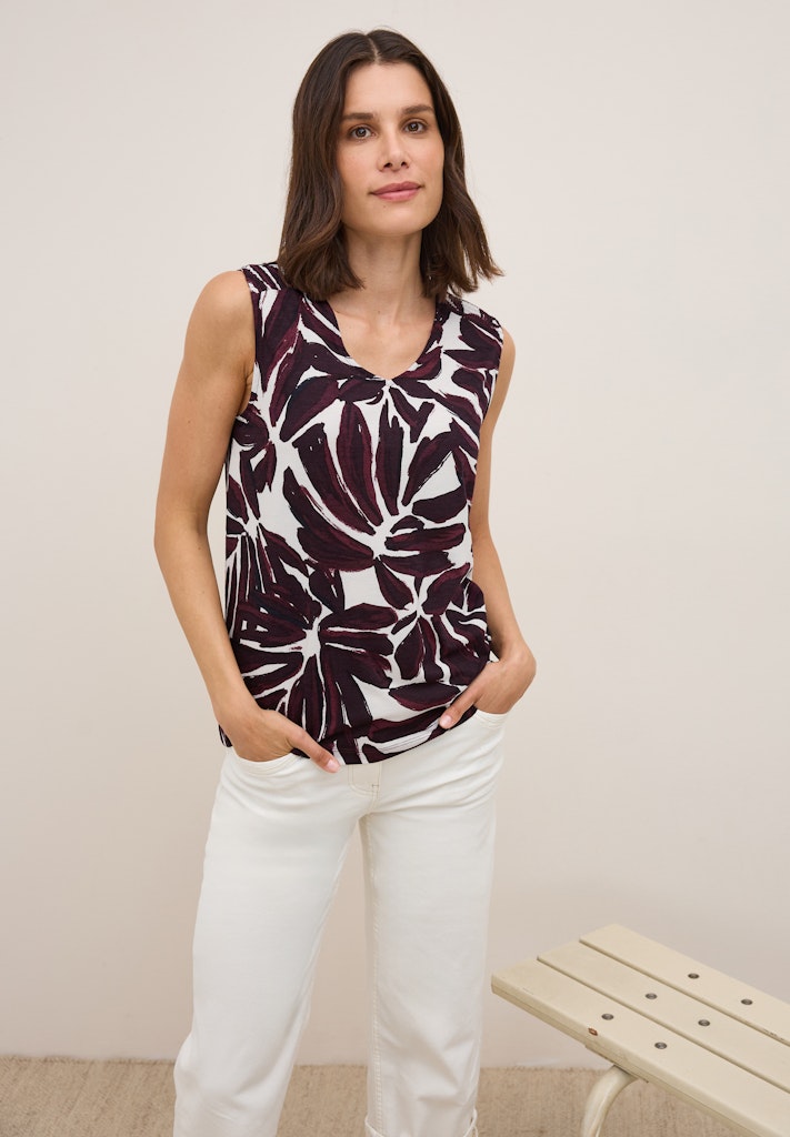 Cecil Damen T-Shirts  Mulberry