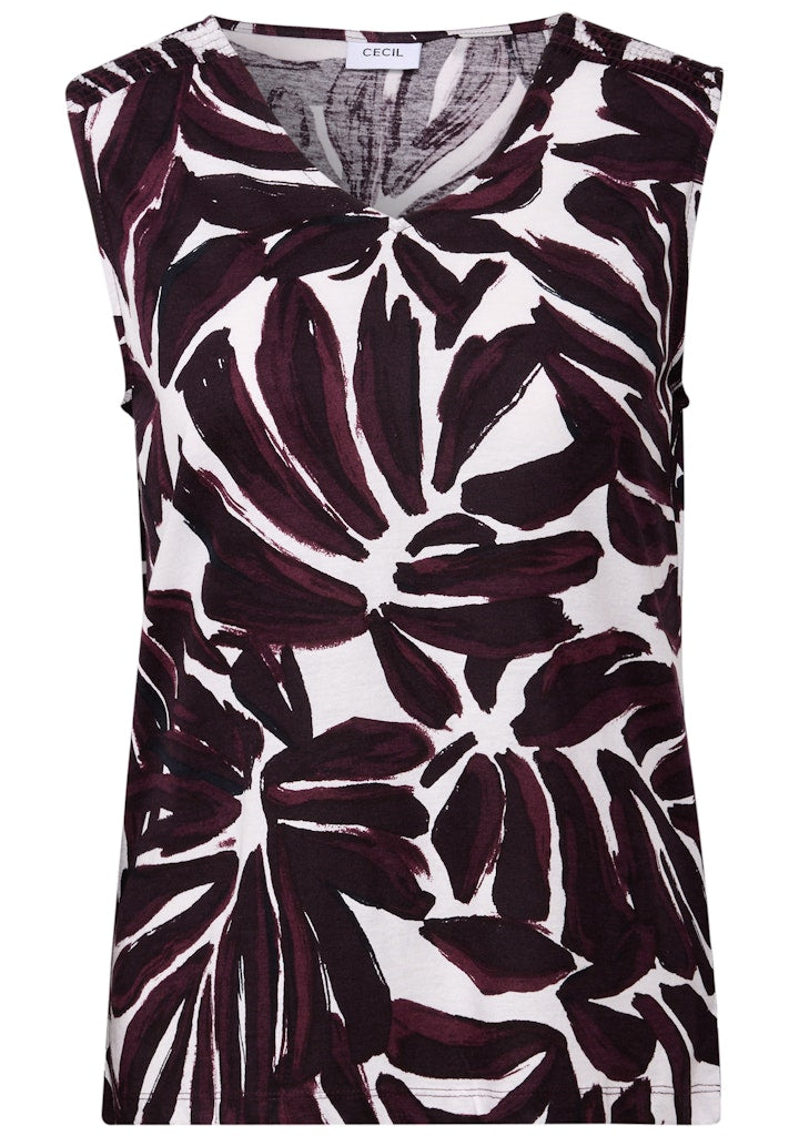 Cecil Damen T-Shirts  Mulberry