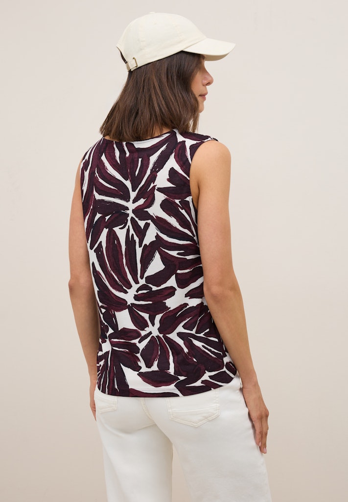 Cecil Damen T-Shirts Mulberry