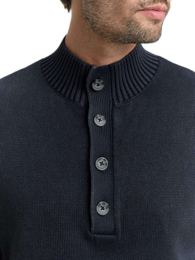 Tom Tailor Herren Pullover Sky Captain Blu