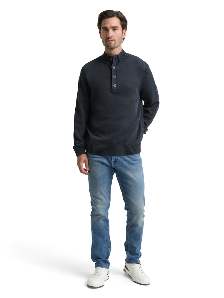 Tom Tailor Herren Pullover Sky Captain Blu