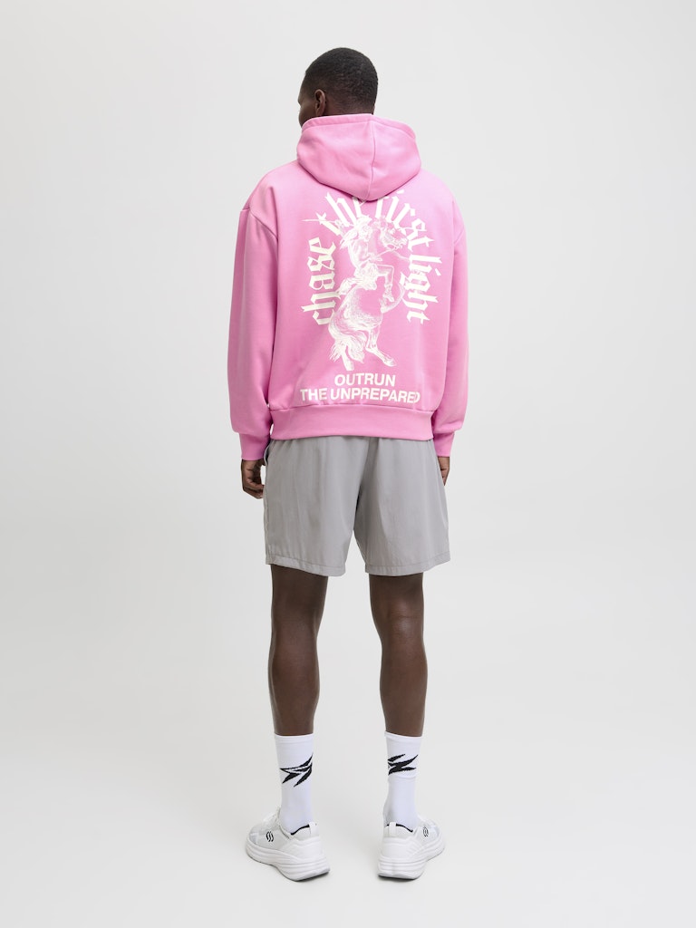 Jack & Jones Herren Sweatshirts Fuchsia Pink