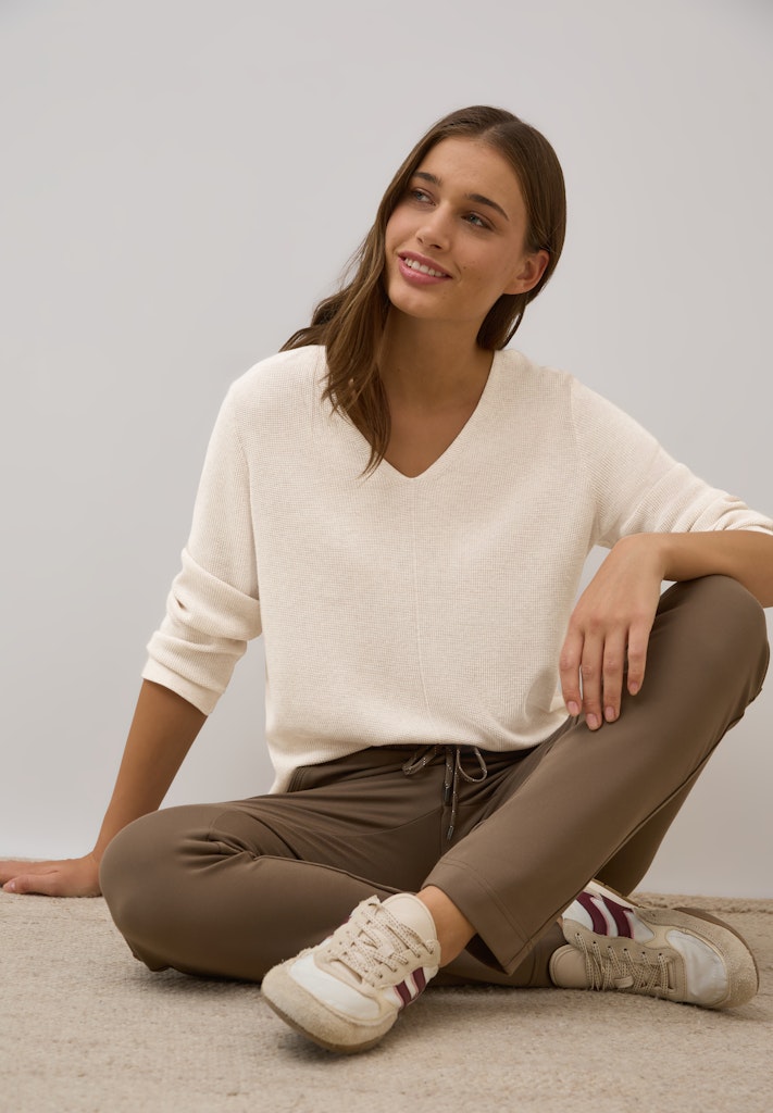 Cecil Damen Pullover Oat Milk