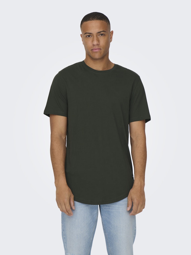 Only & Sons Herren T-Shirts kurz Rosin