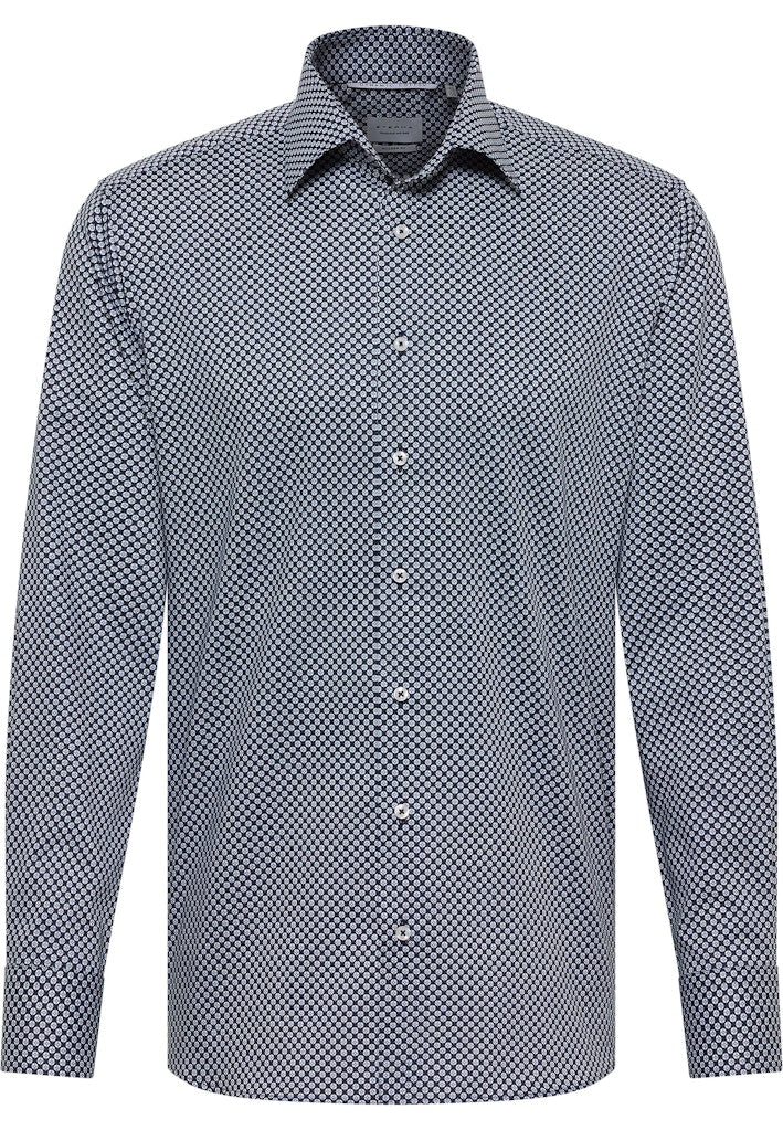 Eterna Herren Hemden lang  Marine