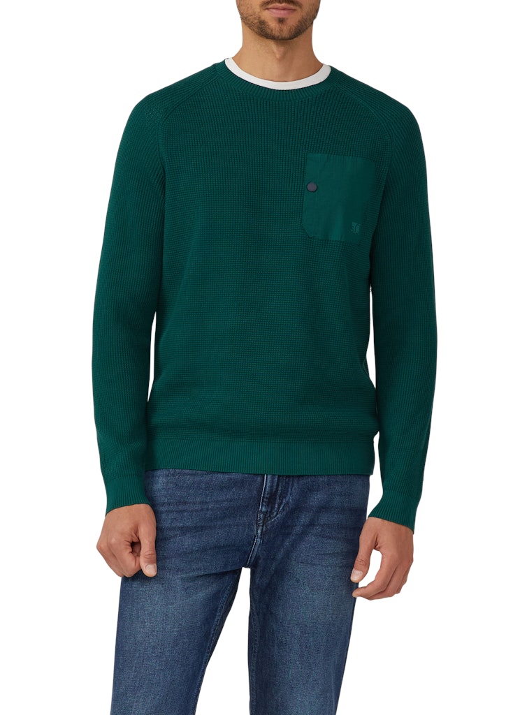 S. Oliver red Herren Pullover Green