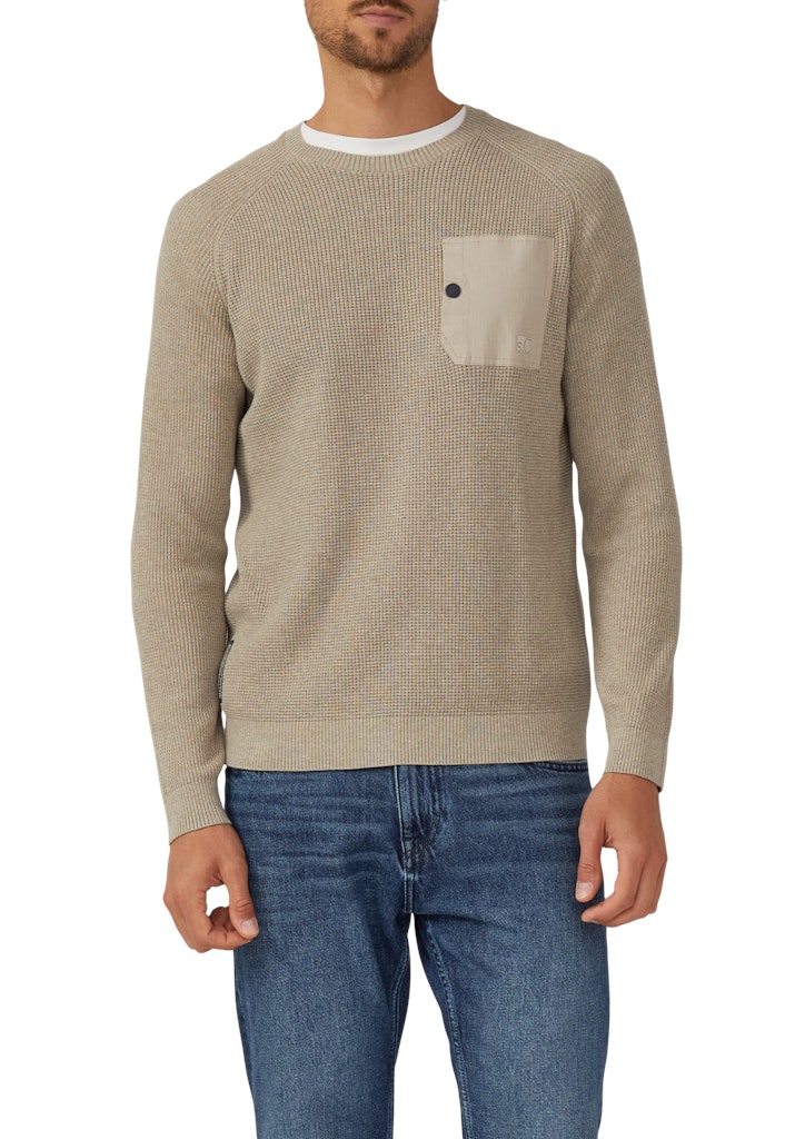 S. Oliver red Herren Pullover Brown