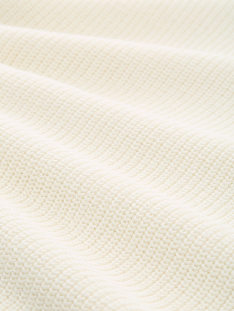 Tom Tailor denim Herren Pullover Wool White