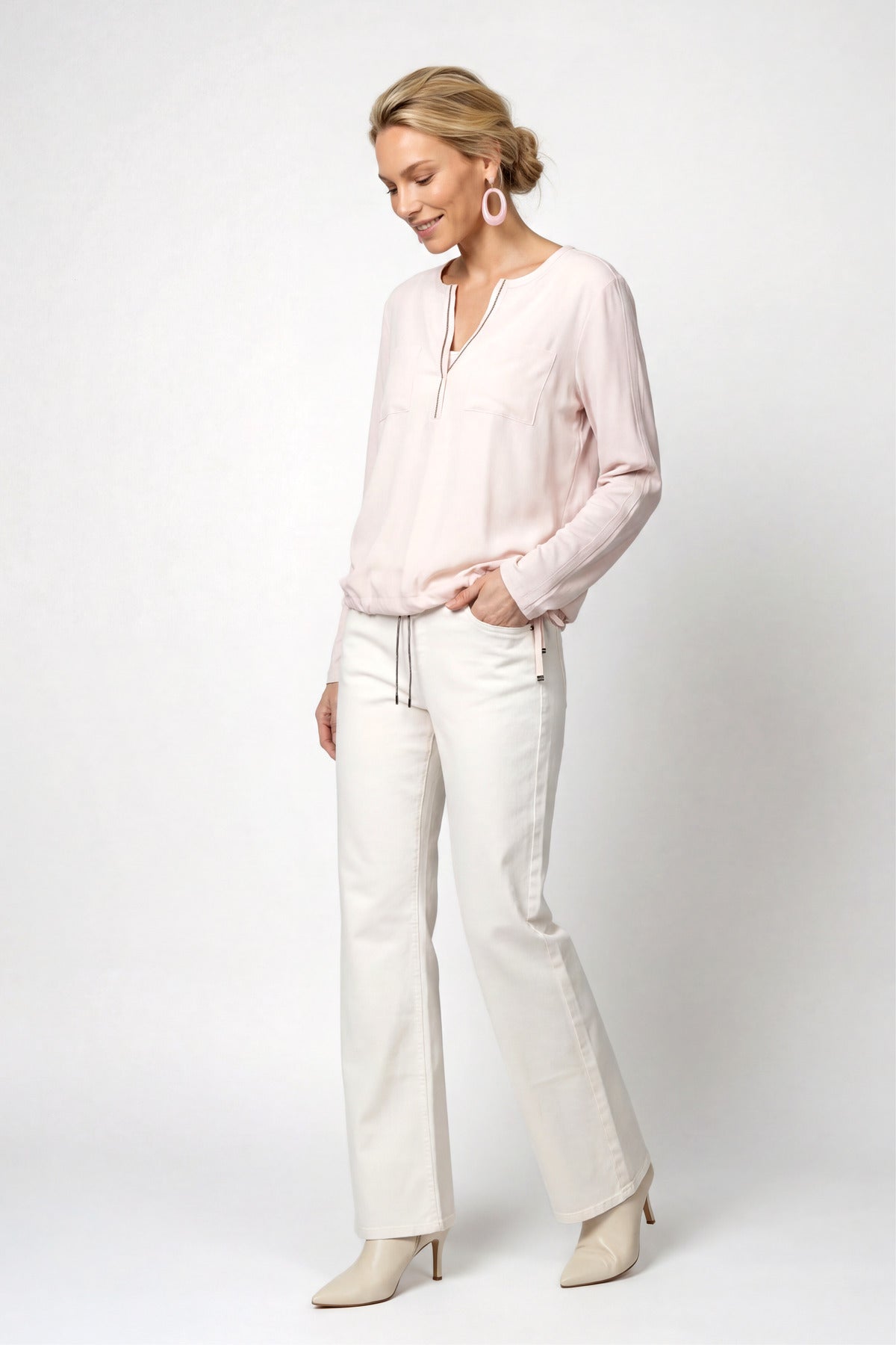 Monari Damen T-Shirts Rosewater