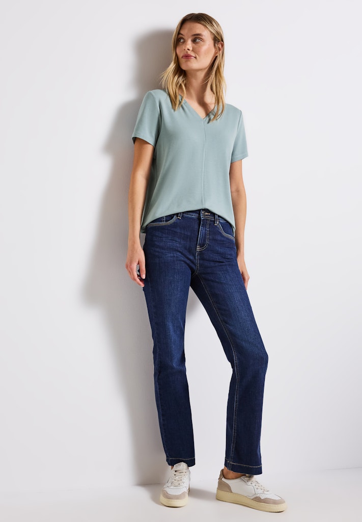 Street One Damen T-Shirts Arona Blu