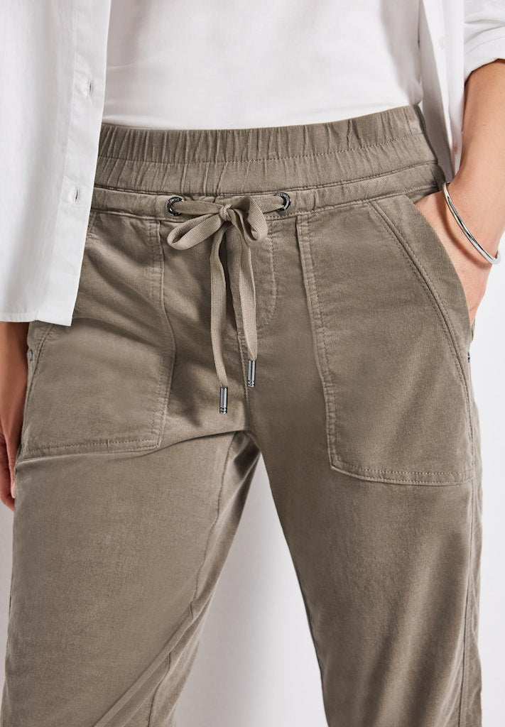 Street One Damen Hosen  Bark Brow