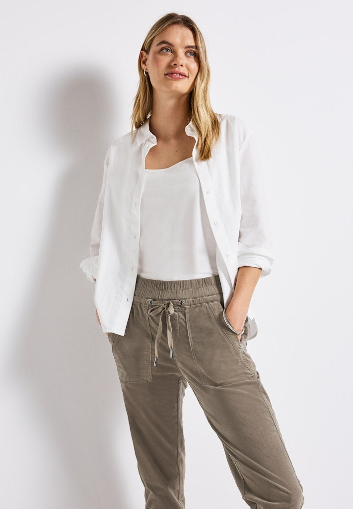 Street One Damen Hosen Bark Brow