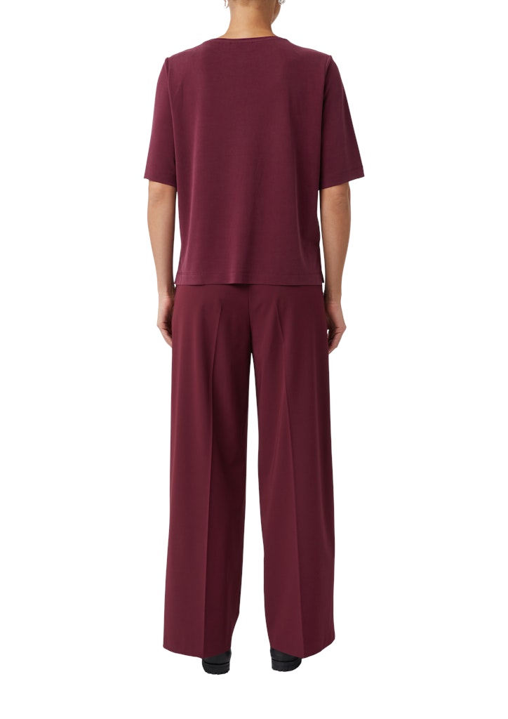 Comma CI Damen T-Shirts Lilac/Pink