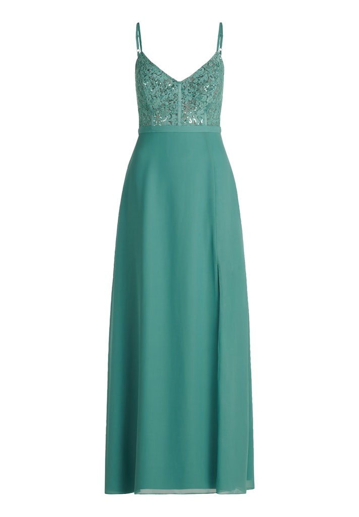 Vera Mont Damen Kleider Night Turquoise