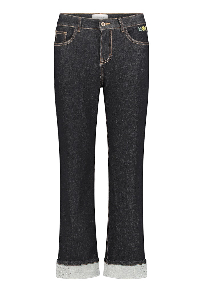 Cartoon Damen Jeans Raw Denim