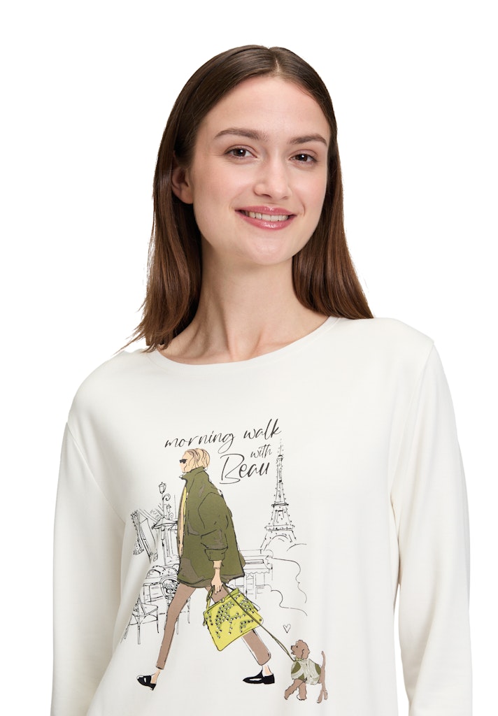 Betty & Co Damen T-Shirts Nature/Green