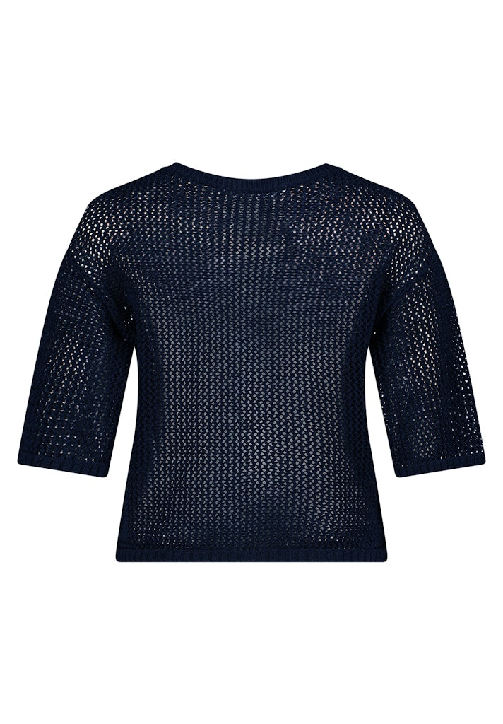 Betty & Co Damen Pullover Navy Blue