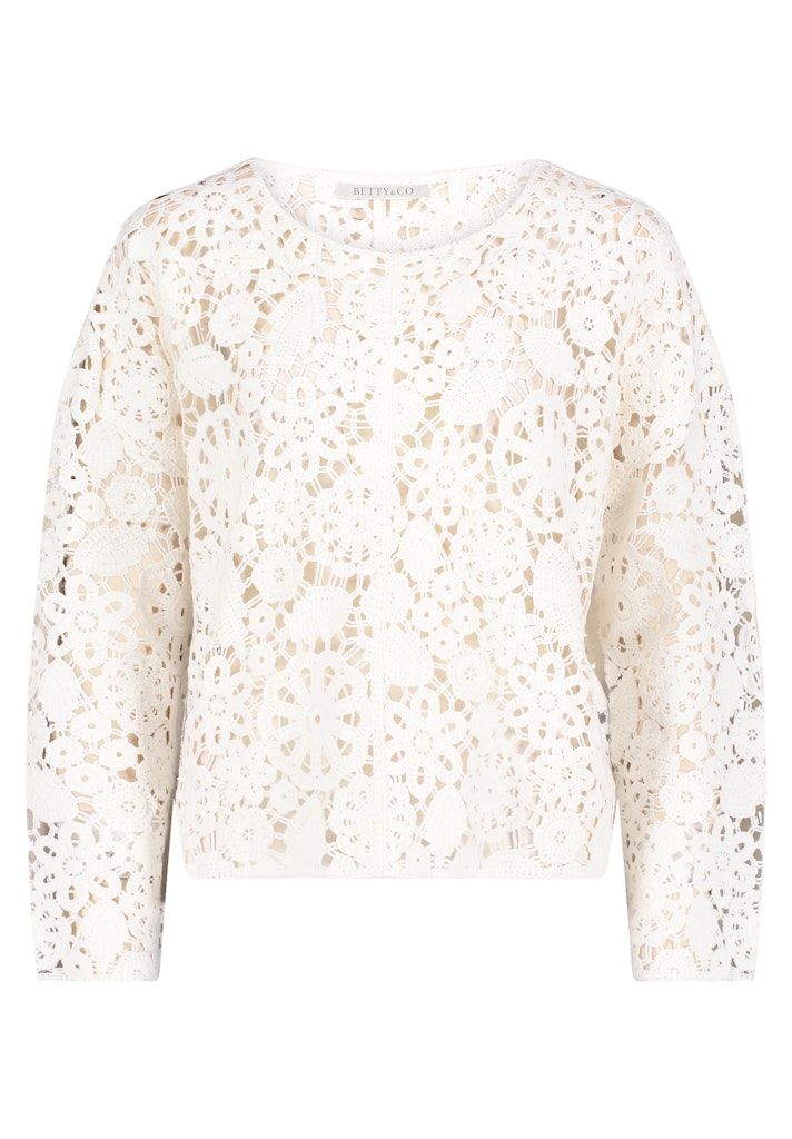 Betty & Co Damen Pullover Offwhite