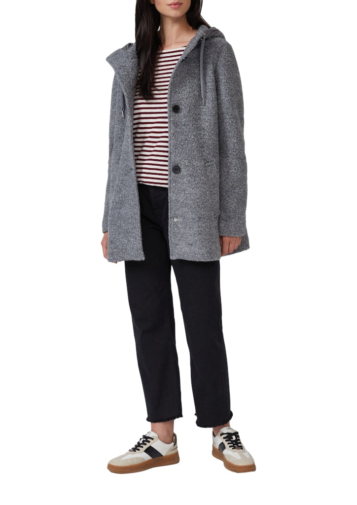 S. Oliver red Damen Mantel Grey/Black